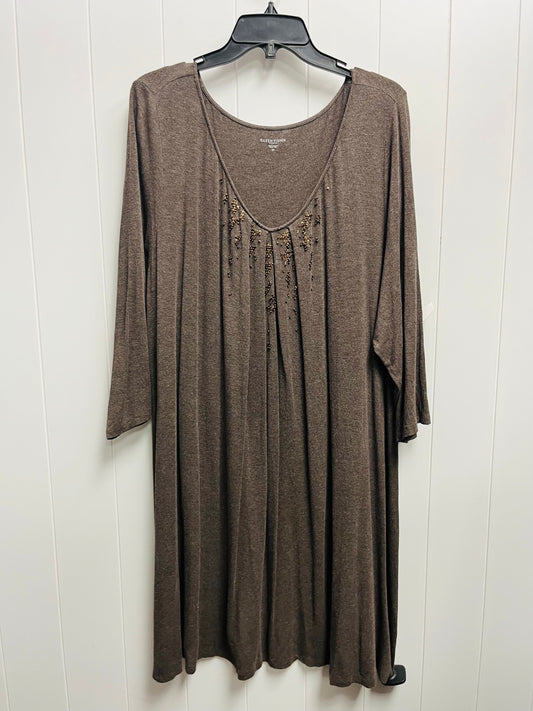 Brown Dress Casual Short Eileen Fisher, Size 2x