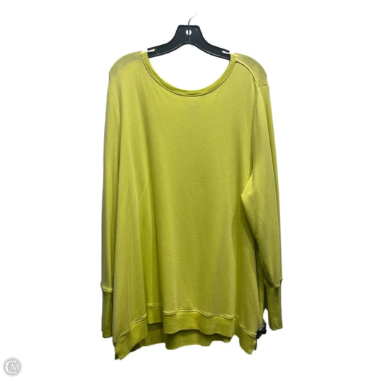 Top Long Sleeve By Chicos In Green, Size: 1x