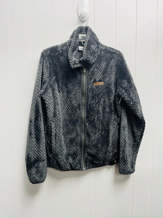 Jacket Fleece By Columbia In Grey, Size: L