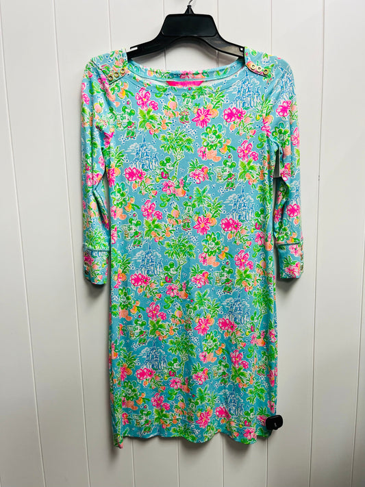 Dress Designer By Lilly Pulitzer In Blue & Pink, Size: Xs