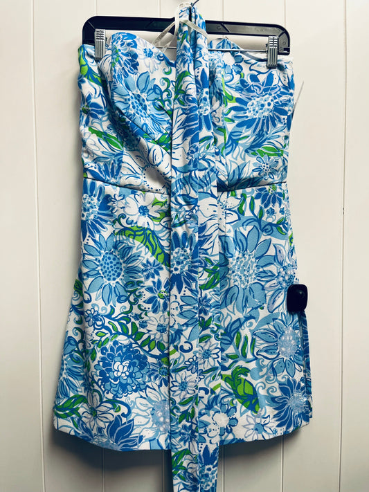 Dress Designer By Lilly Pulitzer In Blue & Green, Size: S