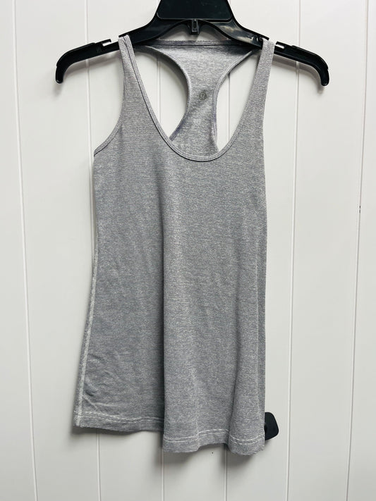 Athletic Tank Top By Lululemon In Grey, Size: S