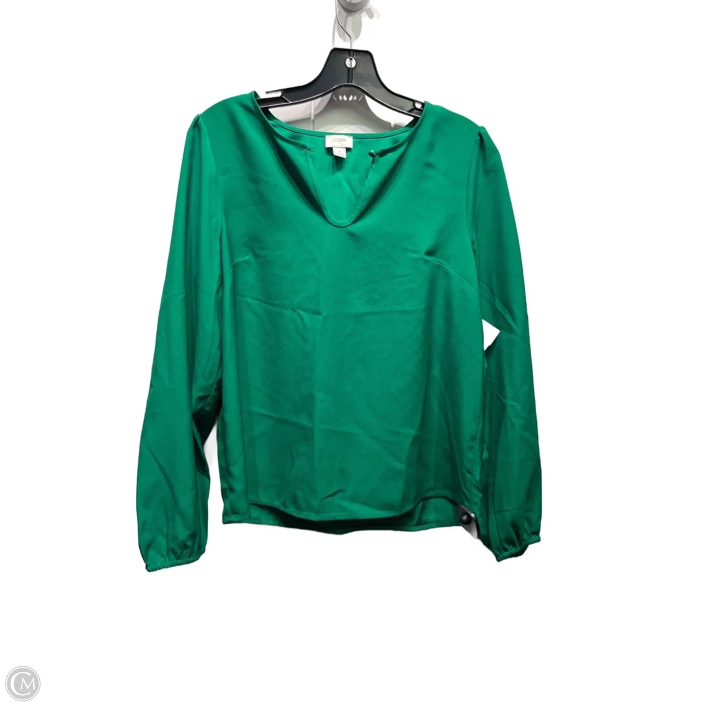 Top Long Sleeve By J. Crew In Green, Size: S