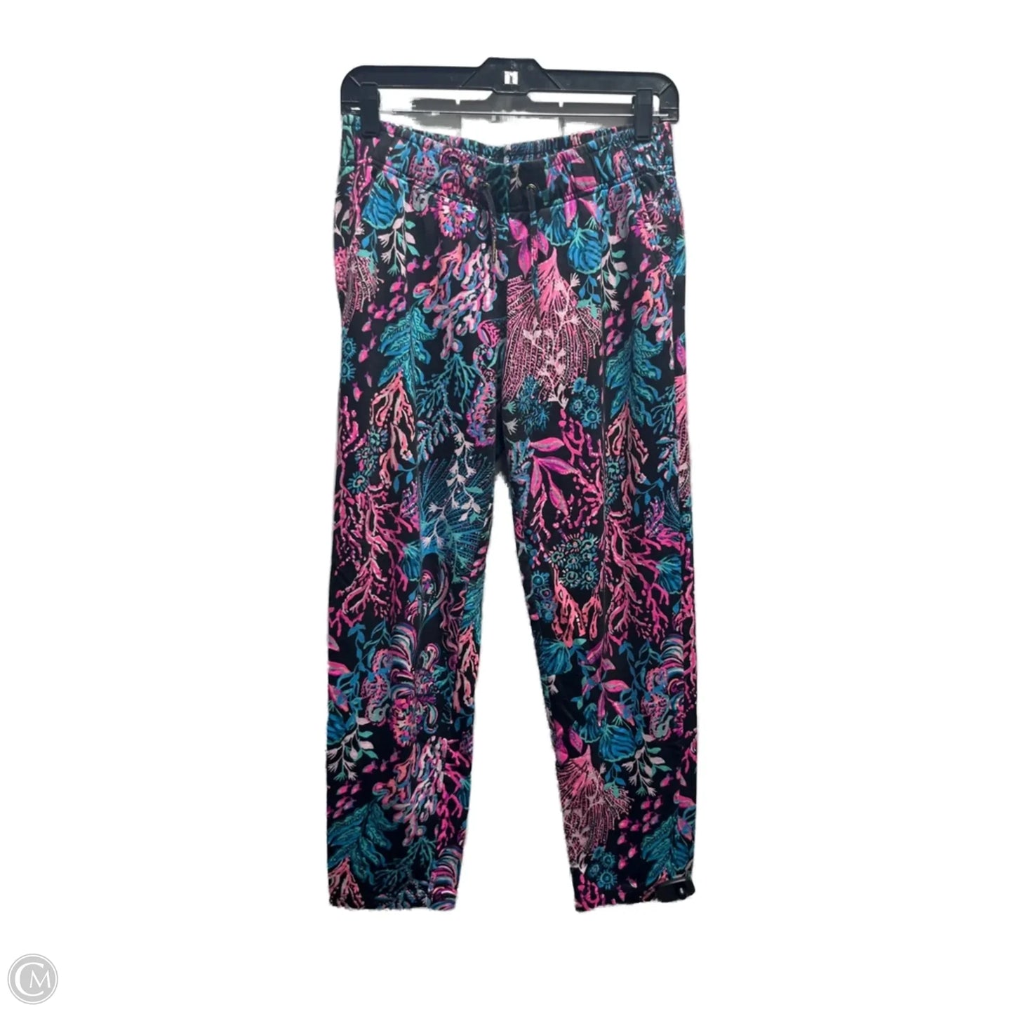 Pants Designer By Lilly Pulitzer In Black & Blue, Size: S