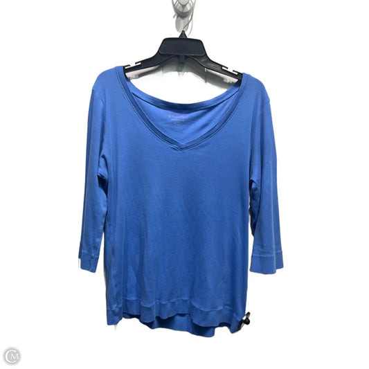 Top Long Sleeve Designer By Lilly Pulitzer In Blue, Size: Xl