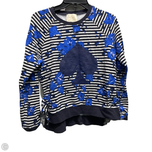 Top Long Sleeve Designer By Kate Spade In Blue, Size: S