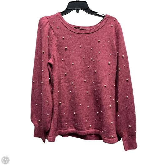 Sweater By Dennis Basso Qvc In Pink, Size: Xl