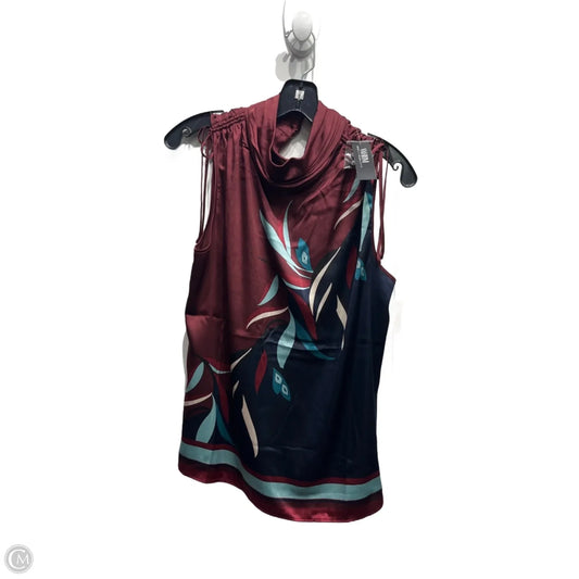 Top Sleeveless By White House Black Market In Maroon, Size: M