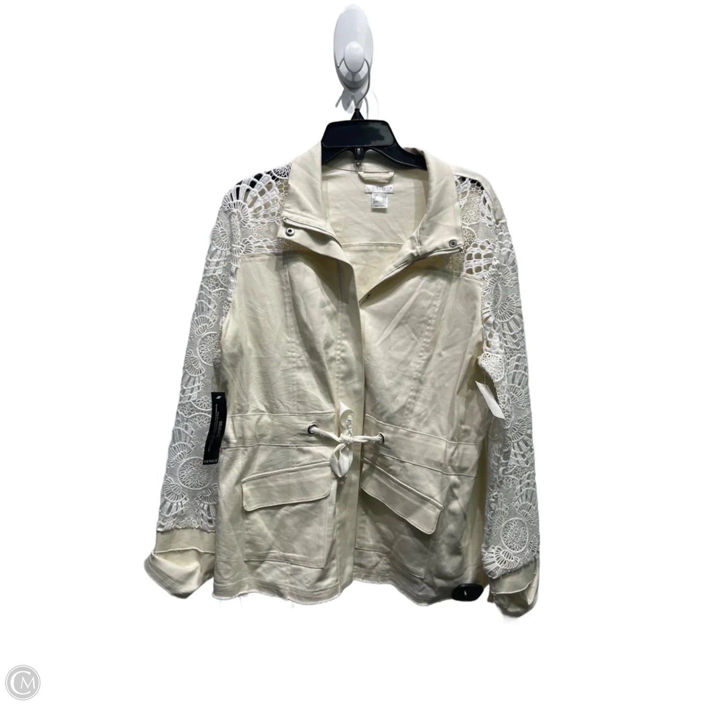 Jacket Other By Venus In Tan & White, Size: L