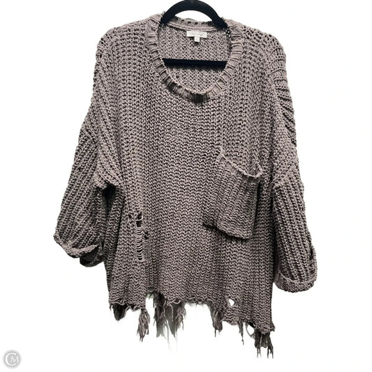 Sweater By White Birch In Brown, Size: M