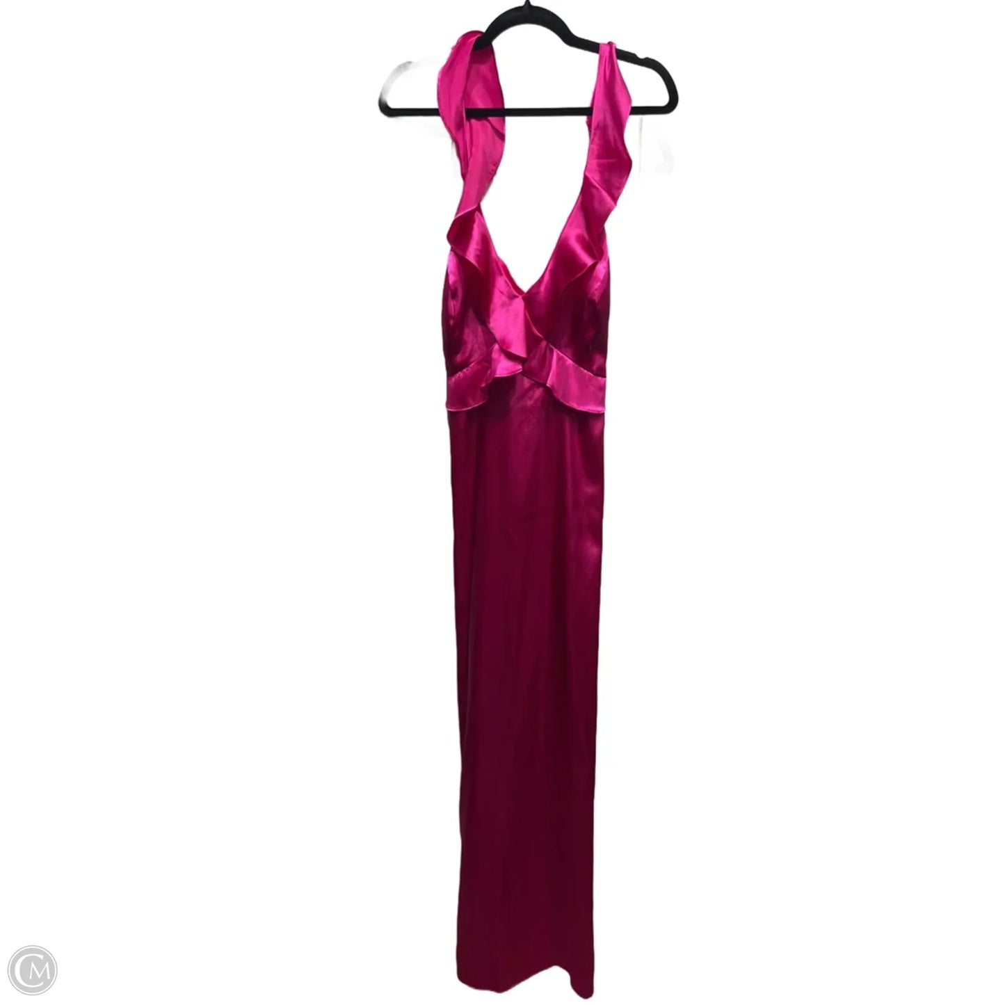 Dress Party Long By Clothes Mentor In Pink, Size: 1x