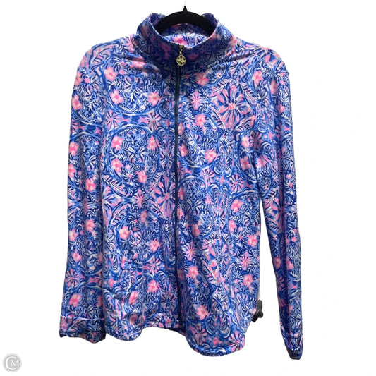 Jacket Designer By Lilly Pulitzer In Blue & Pink, Size: S