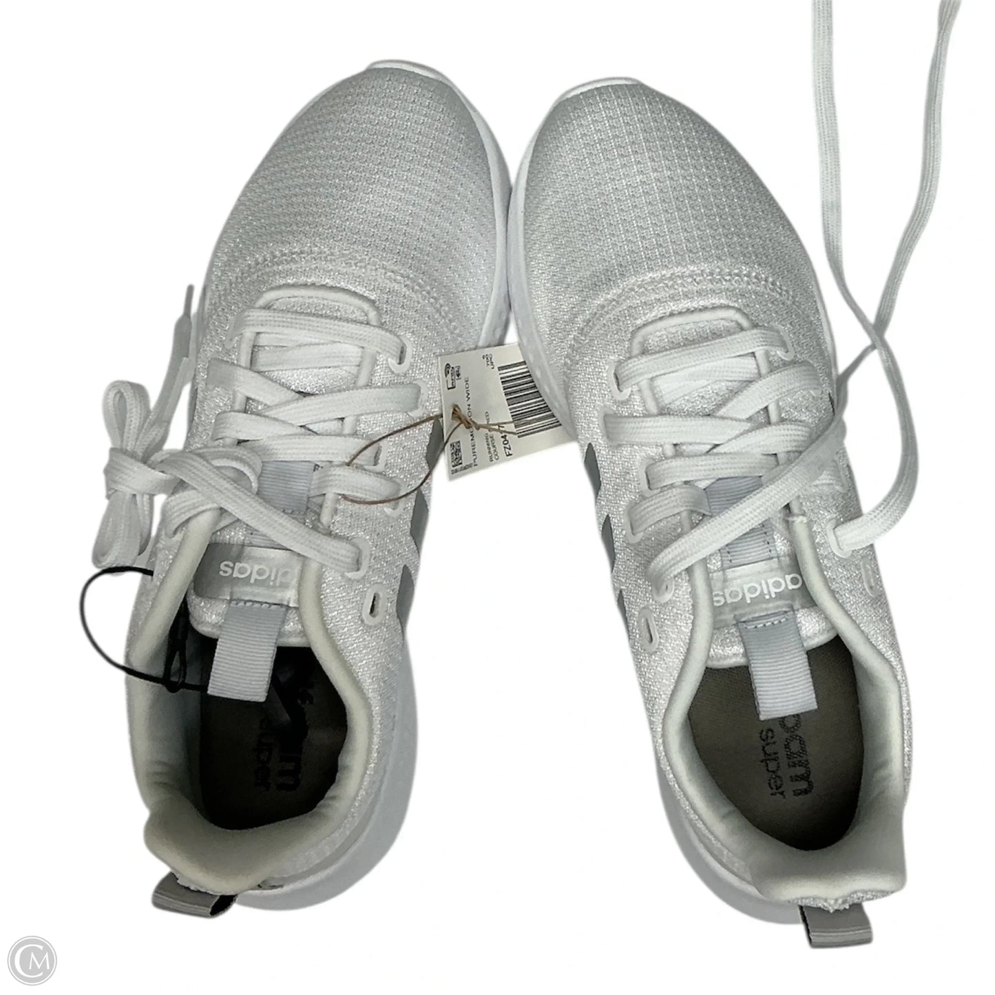 Shoes Athletic By Adidas In White, Size: 7.5