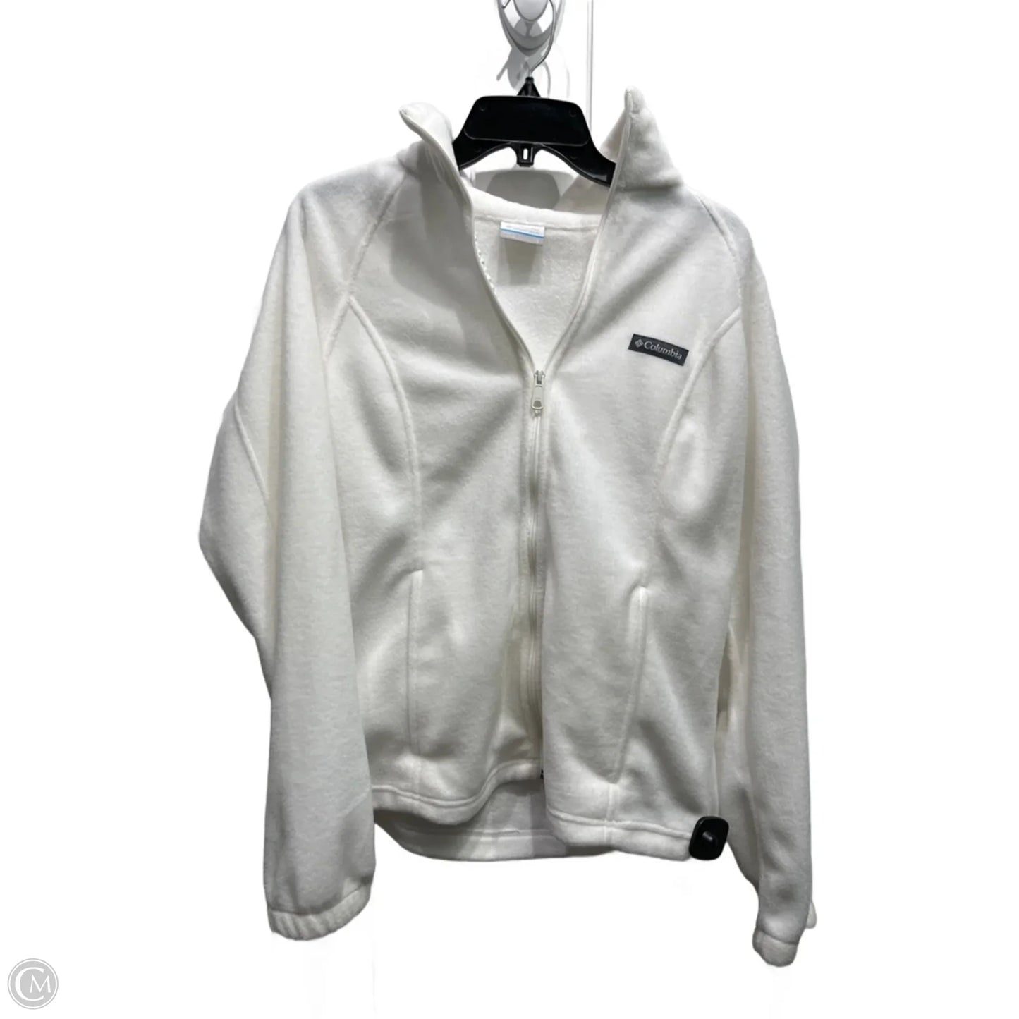 Jacket Fleece By Columbia In White, Size: L