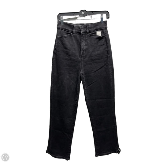 Jeans Wide Leg By Ann Taylor In Black Denim, Size: 2