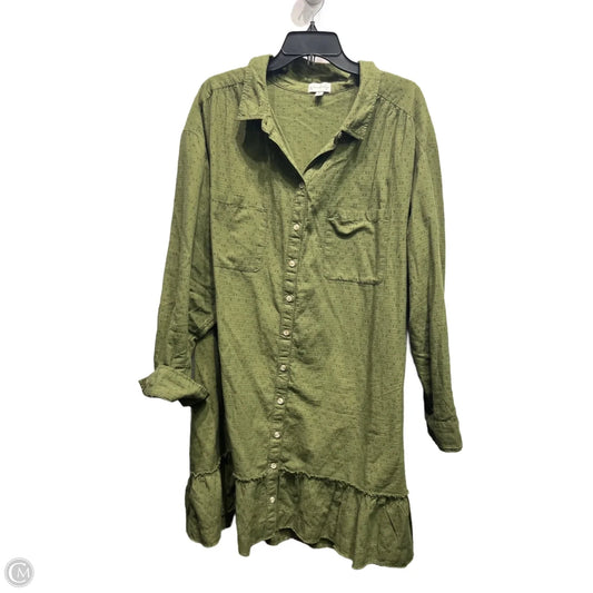 Dress Casual Short By Wonderly In Green, Size: 3x