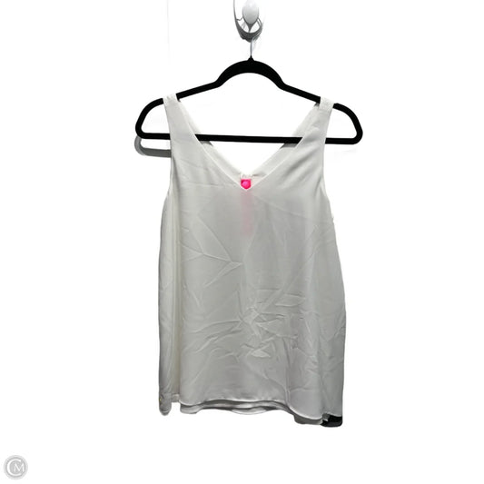 Top Sleeveless Designer By Lilly Pulitzer In White, Size: Xs