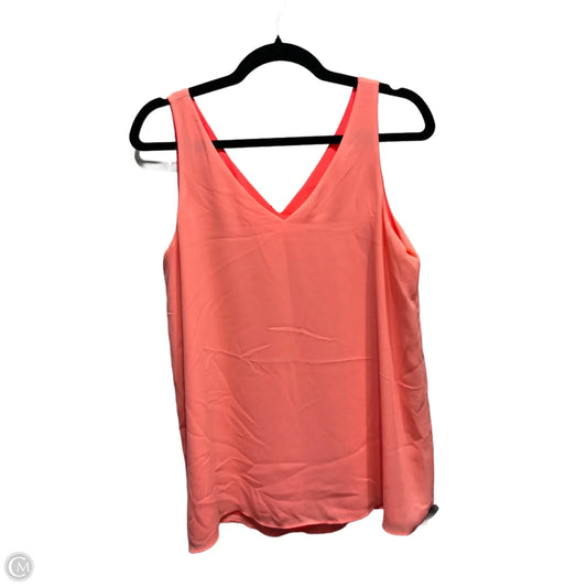 Top Sleeveless Designer By Lilly Pulitzer In Orange, Size: Xs