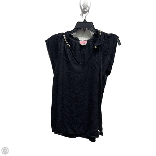 Top Short Sleeve Designer By Kate Spade In Black, Size: S