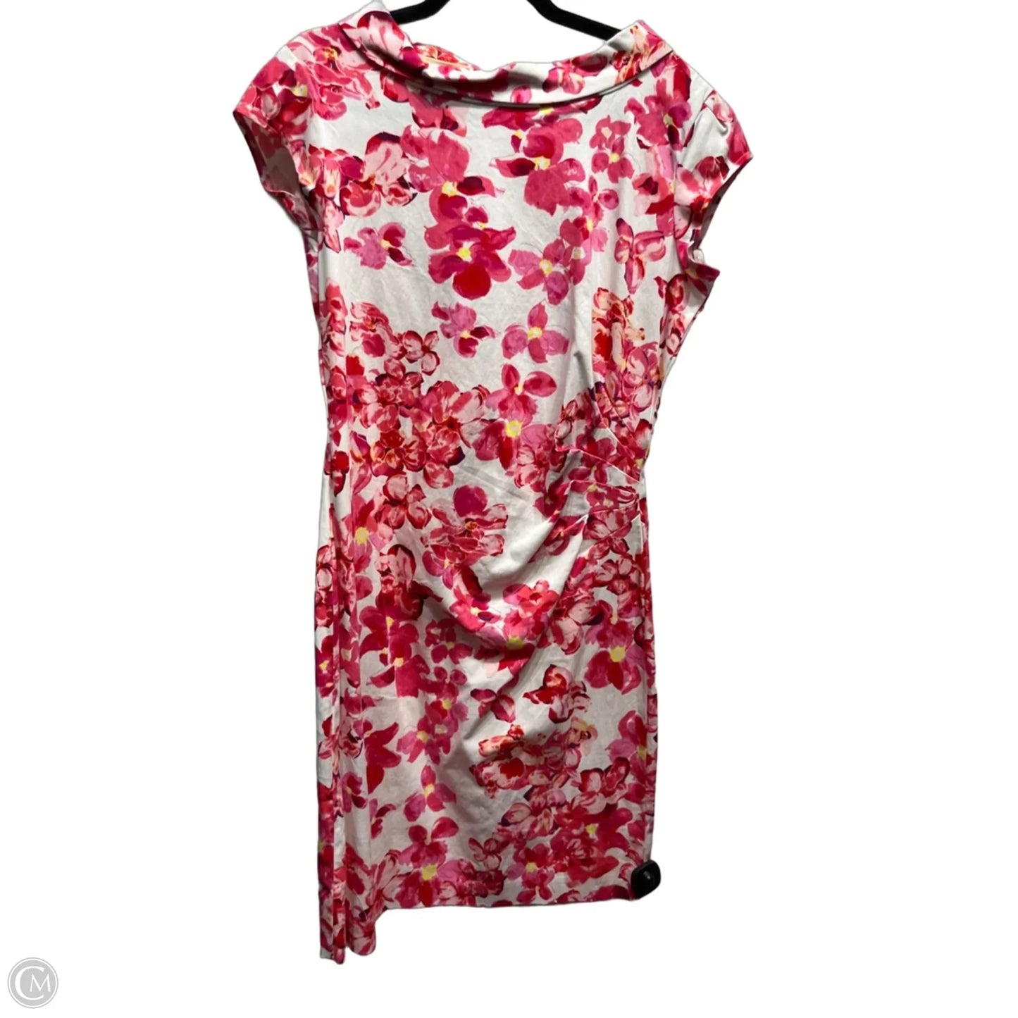 Dress Work By GOOD CLOTHING COMPANY In Pink & White, Size: L
