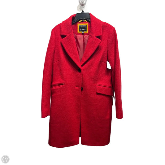 Coat Peacoat By Sam Edelman In Red, Size: L
