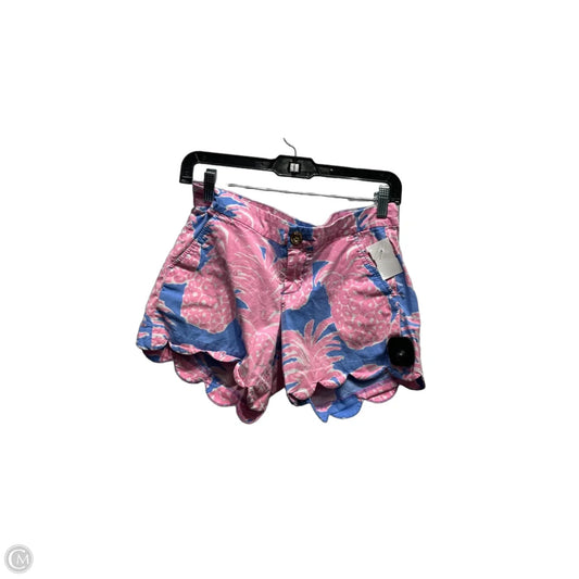 Shorts Designer By Lilly Pulitzer In Blue & Pink, Size: 2