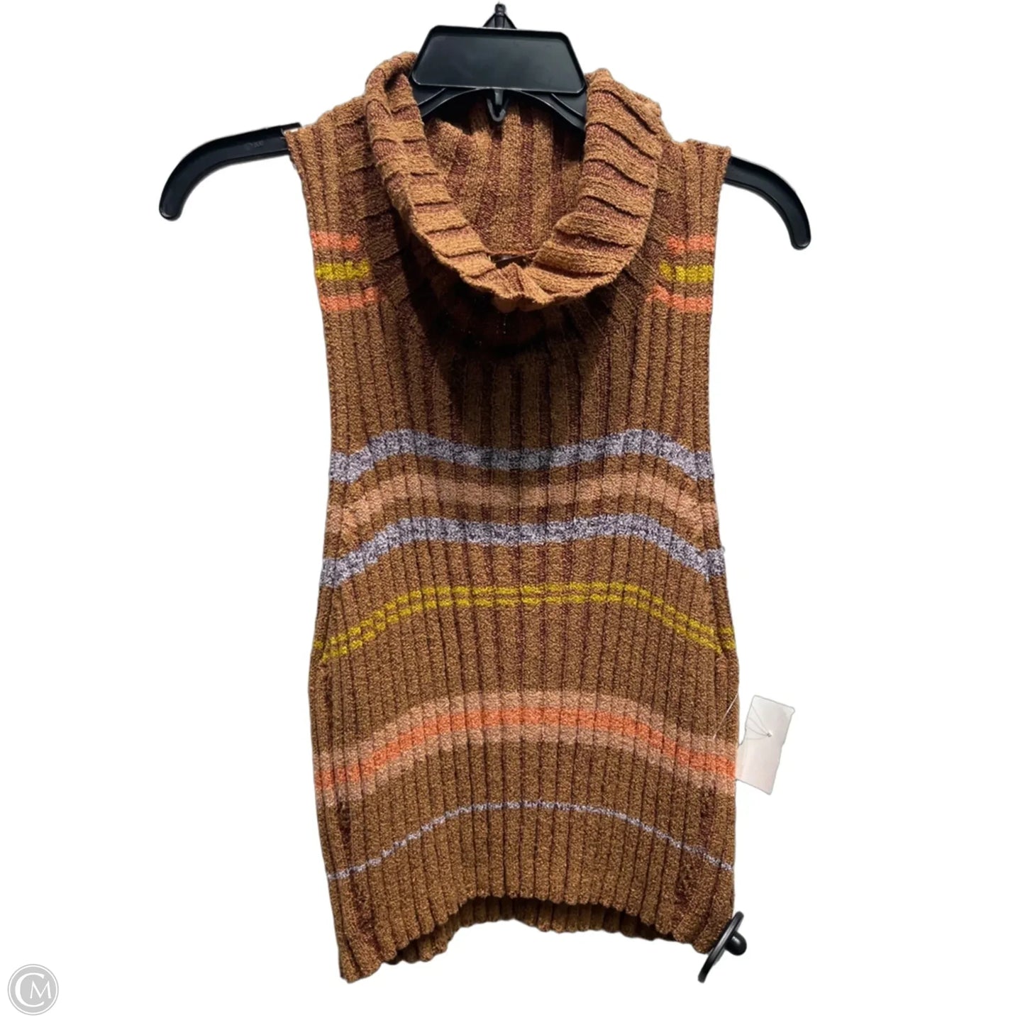 Top Sleeveless By Free People In Brown, Size: Xl