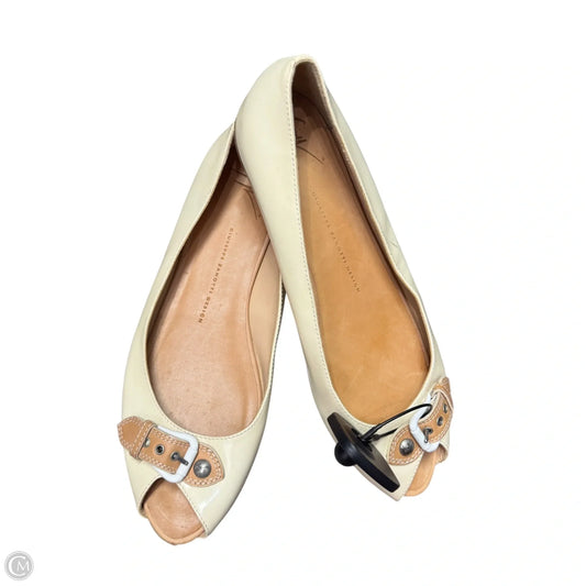 Shoes Designer By Giuseppe Zanotti In Cream, Size: 11