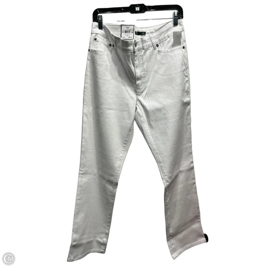 Jeans Straight By Lauren By Ralph Lauren In White, Size: 12