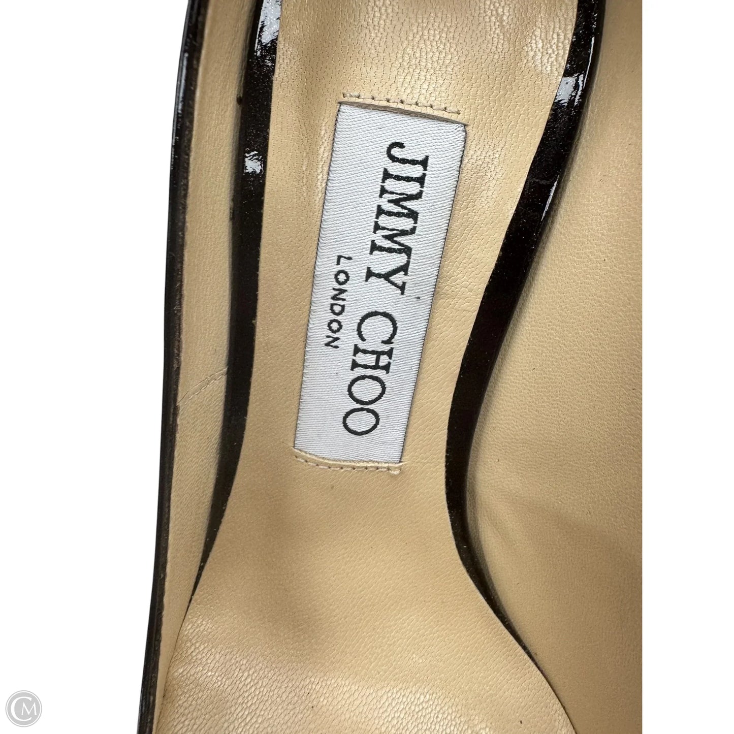 Shoes Luxury Designer By Jimmy Choo In Brown, Size: 6