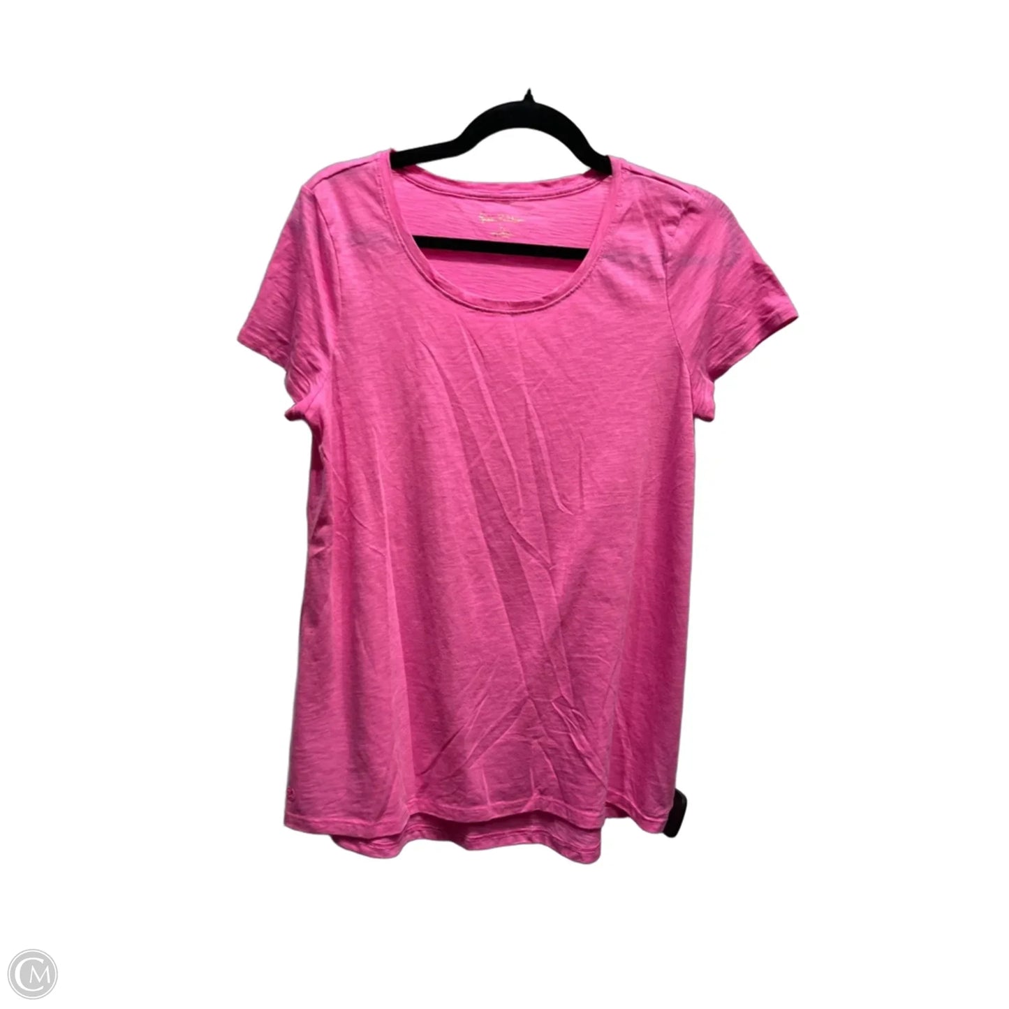 Top Short Sleeve Designer By Lilly Pulitzer In Pink, Size: M
