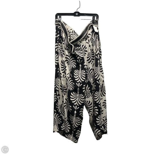 Pants Linen By Rachel Zoe In Black & White, Size: 3x