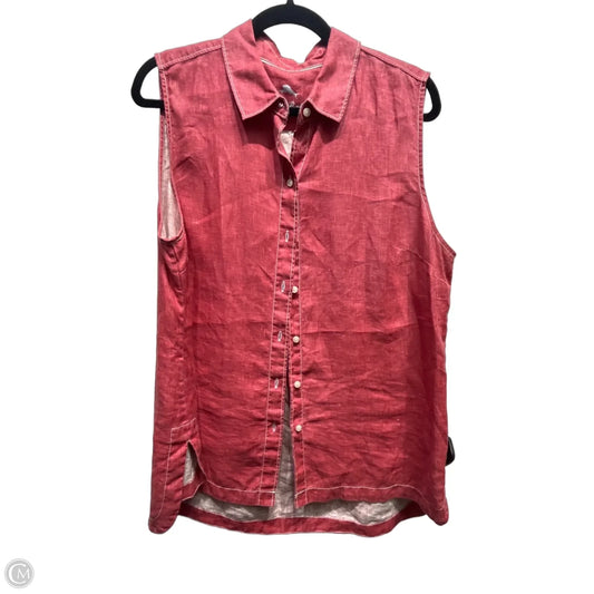 Top Sleeveless By Tommy Bahama In Red, Size: L