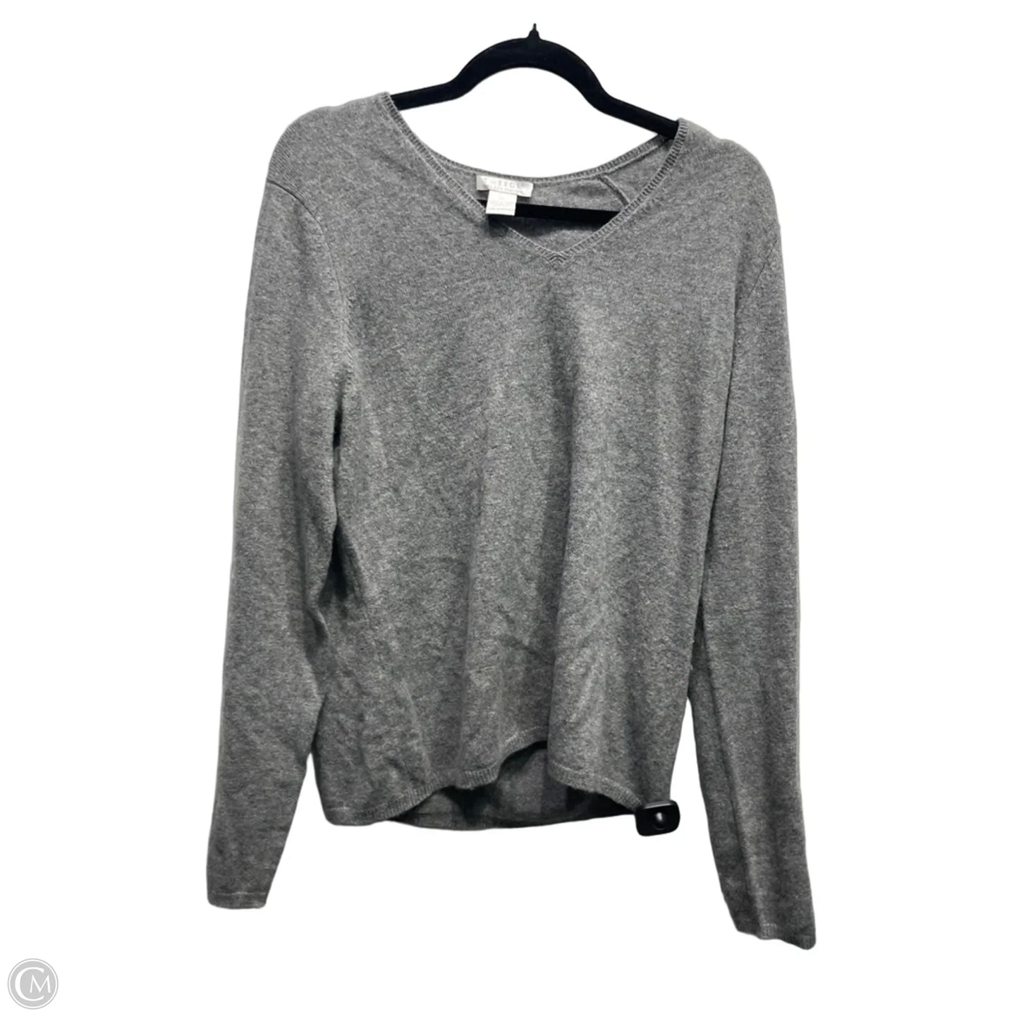 Sweater Cashmere By Tweeds In Grey, Size: Xl