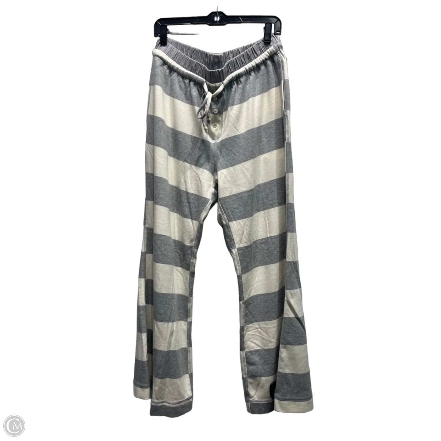 Pants Wide Leg By Free People In Grey & White, Size: L
