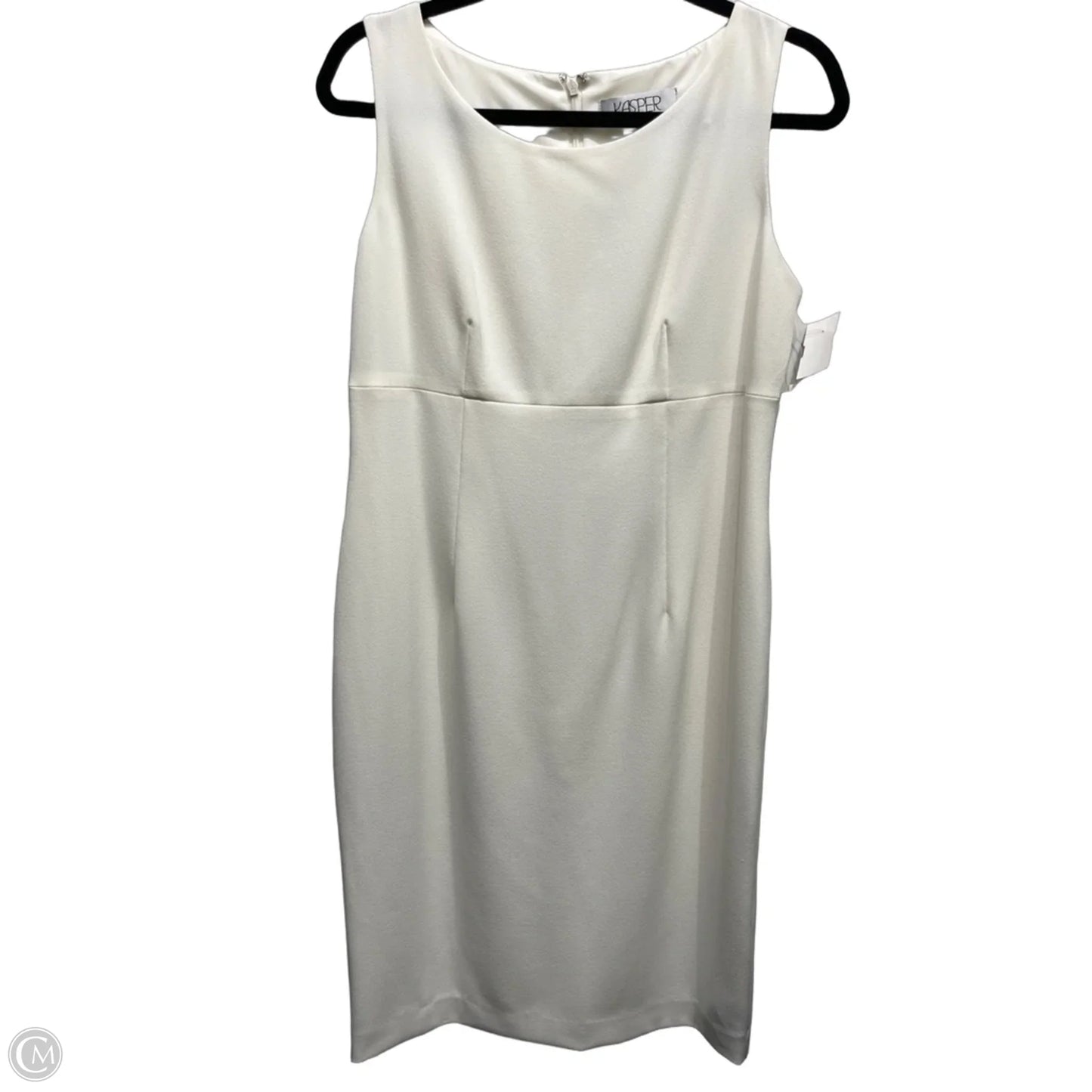 Dress Work By Kasper In Cream, Size: M