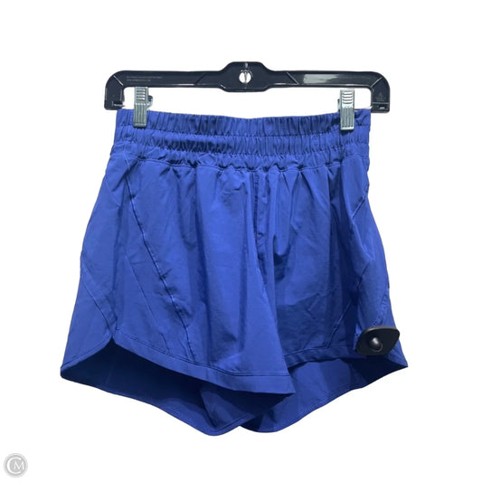 Athletic Shorts By Lululemon In Blue, Size: 6
