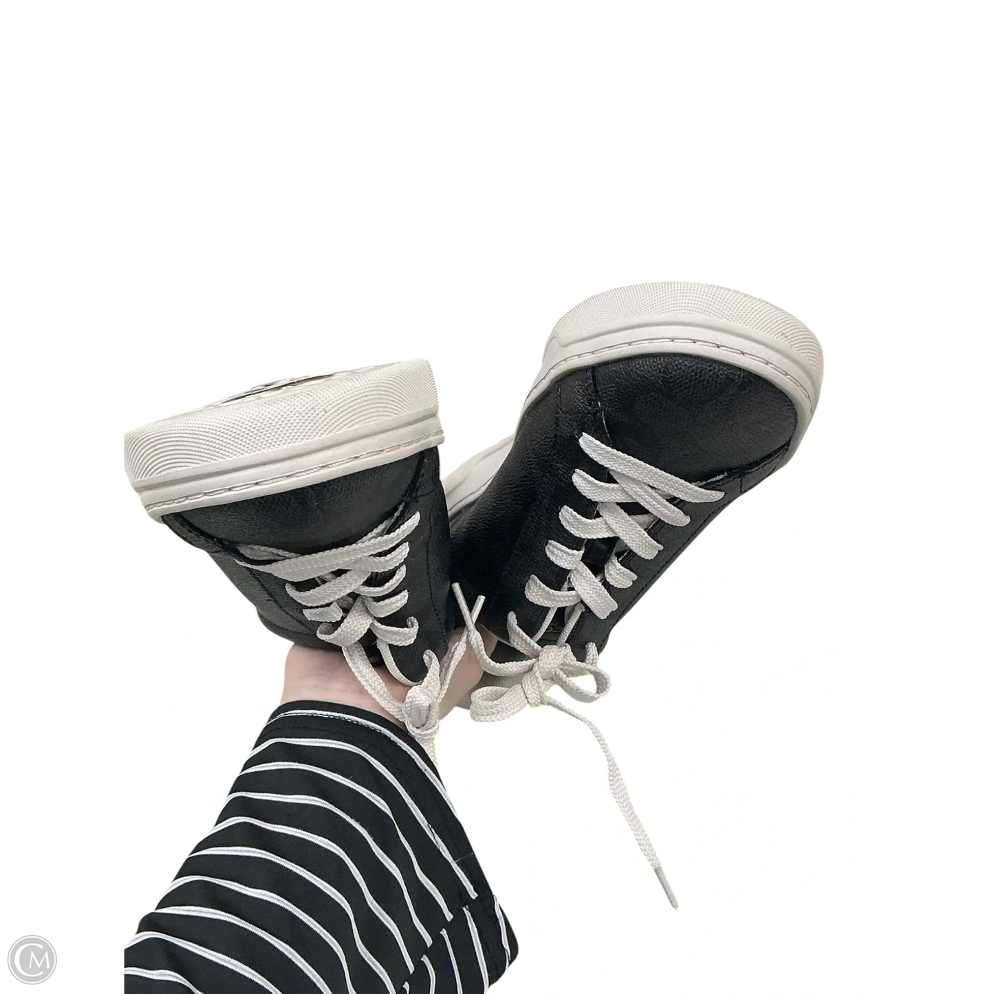 Shoes Designer By Coach In Black & White, Size: 9