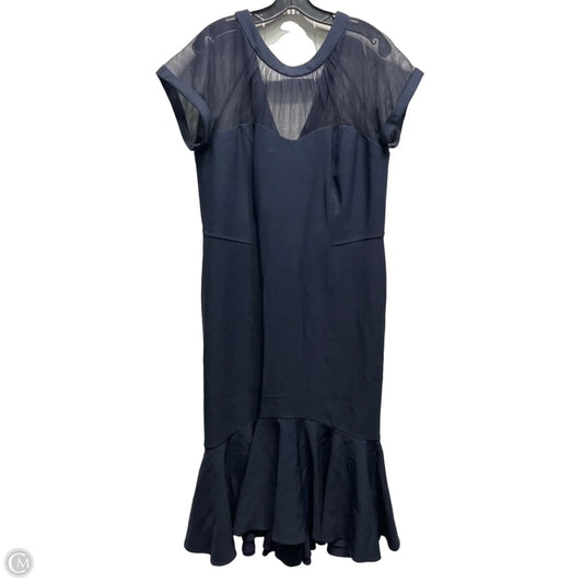 Dress Party Midi By Maggy London In Navy, Size: 14