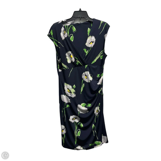 Dress Work By Catherine Malandrino In Blue & Green, Size: L