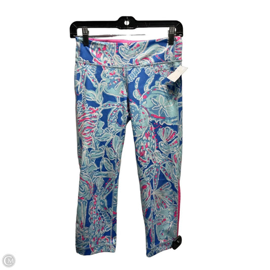 Pants Designer By Lilly Pulitzer In Blue & Pink, Size: S