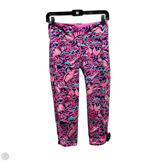 Pants Designer By Lilly Pulitzer In Blue & Pink, Size: S