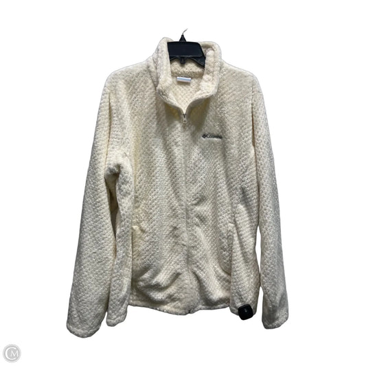 Jacket Fleece By Columbia In Cream, Size: 1x