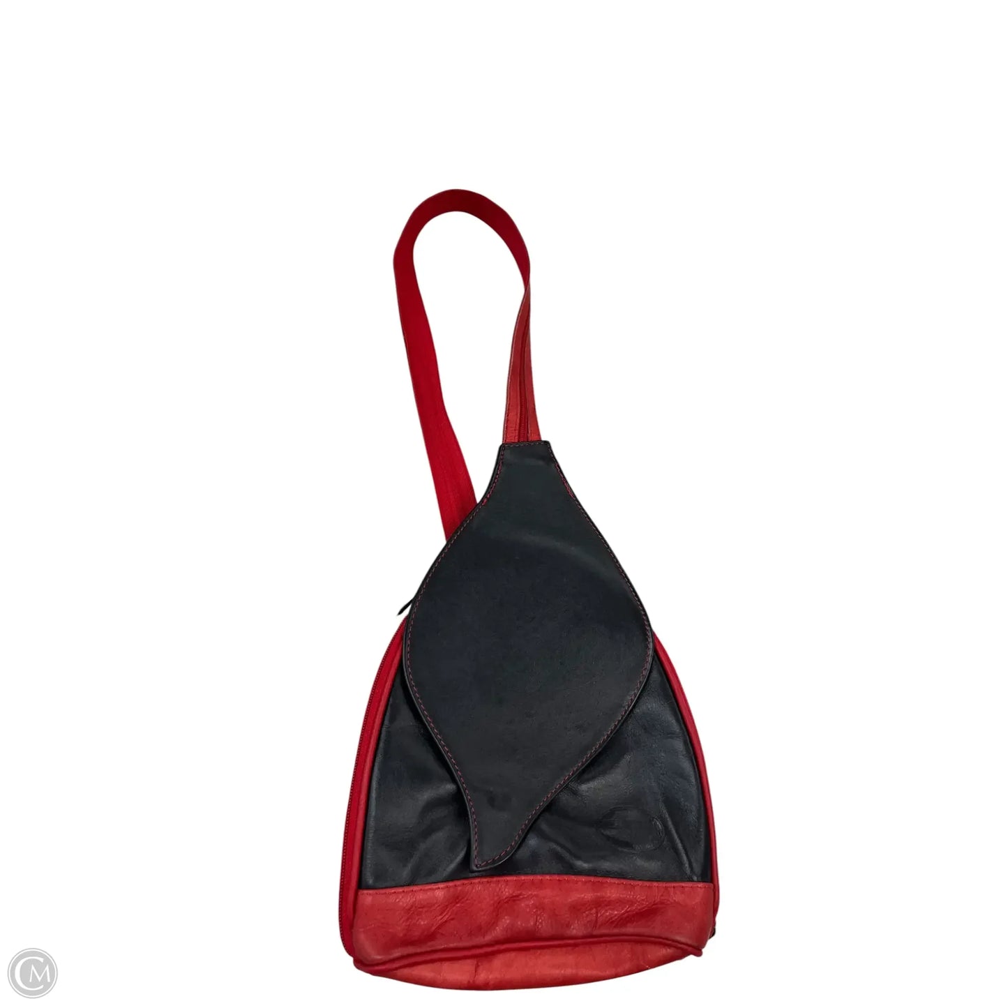 Handbag Leather By Clothes Mentor, Size: Medium