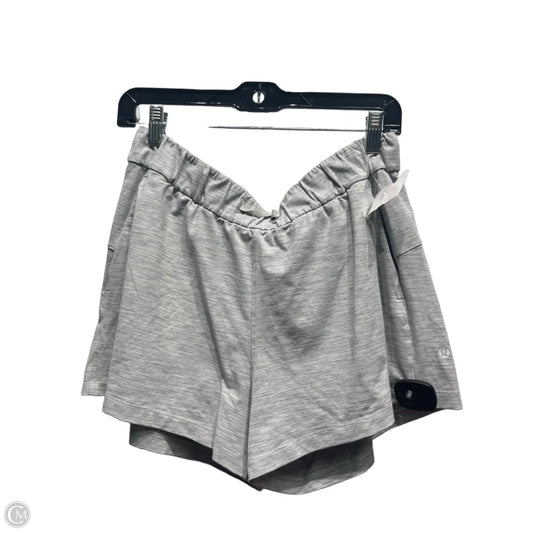 Athletic Shorts By Lululemon In Grey, Size: 10