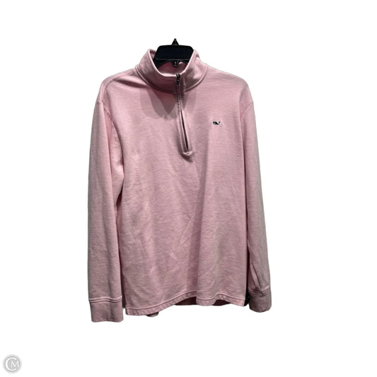Top Long Sleeve By Vineyard Vines In Pink, Size: L