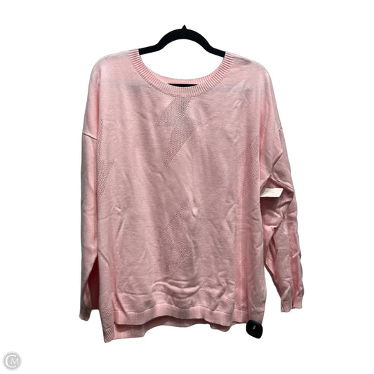 Sweater By Kori America In Pink, Size: L