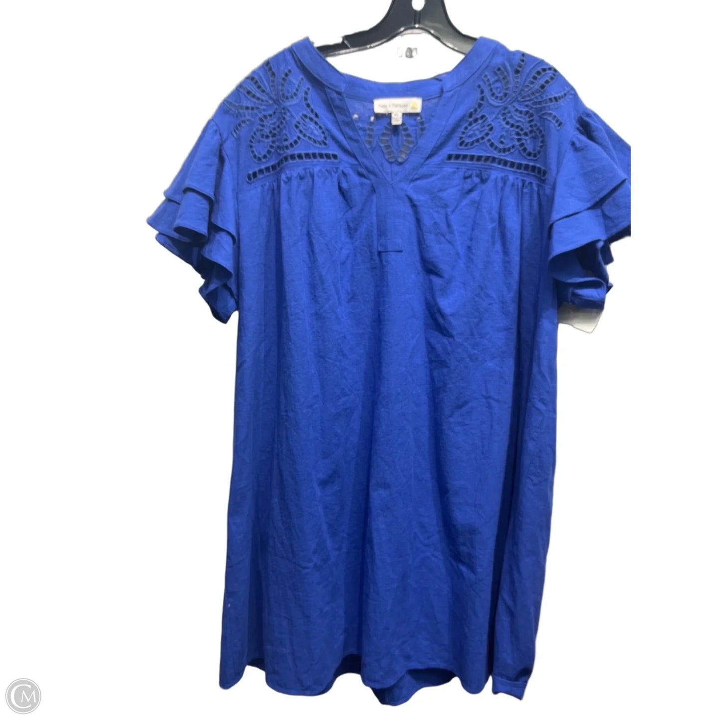 Dress Casual Short By fate and fortune In Blue, Size: Xl