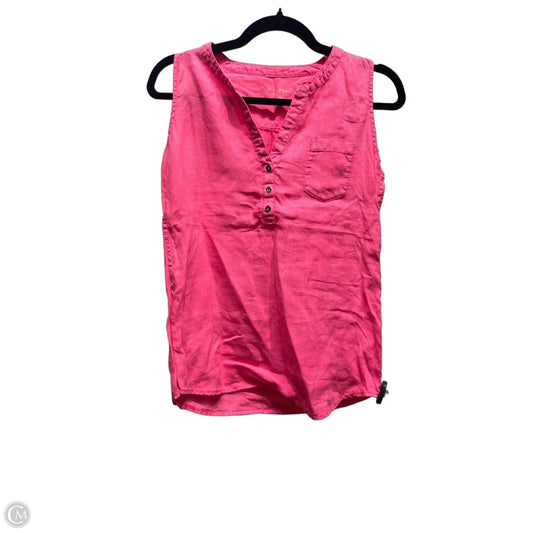 Top Sleeveless Designer By Lilly Pulitzer In Pink, Size: Xs