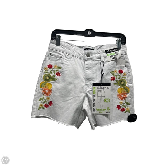 Shorts By D Jeans In Red & White, Size: 8